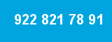 922 821 78 91 922 821 78 91